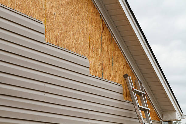 Professional Vinyl Siding technician working in Rock Hall, MD